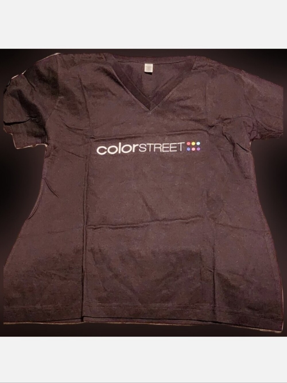 NWT WOMEN'S BLACK COLOR STREET LOGO T-SHIRT SIZE M!